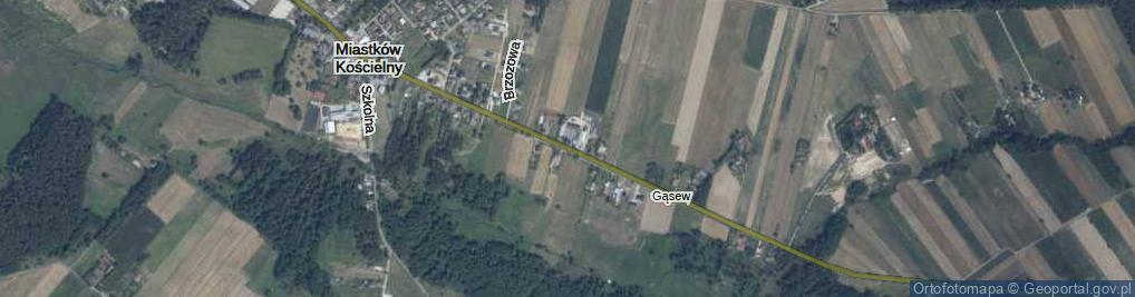 Zdjęcie satelitarne Warszawska ul.